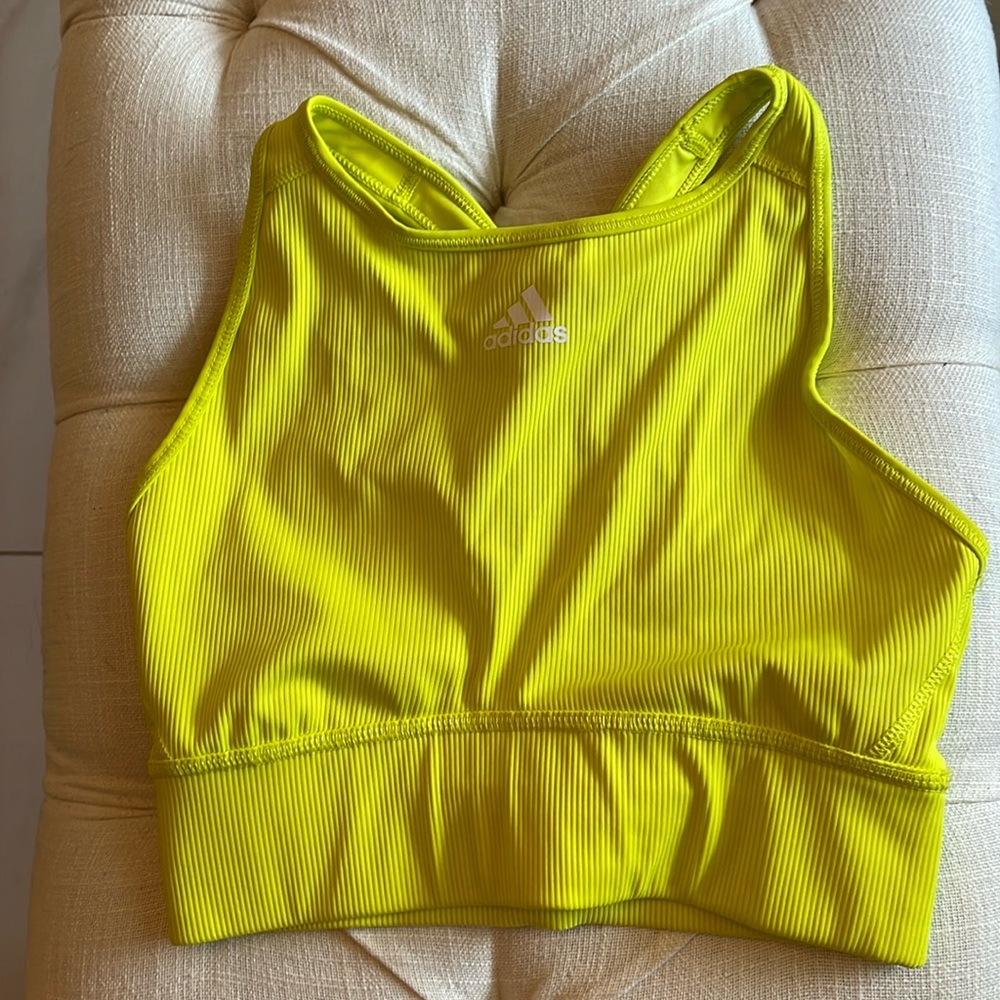 Adidas Small Yellow Sports Bra